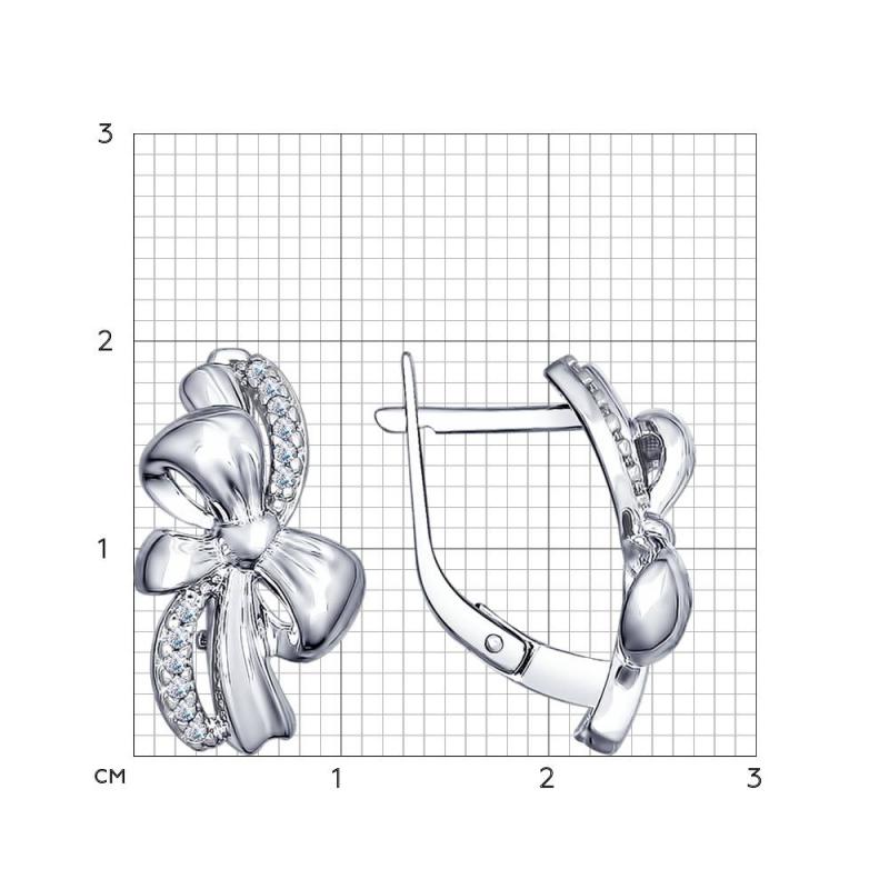 Серьги из серебра 94022481