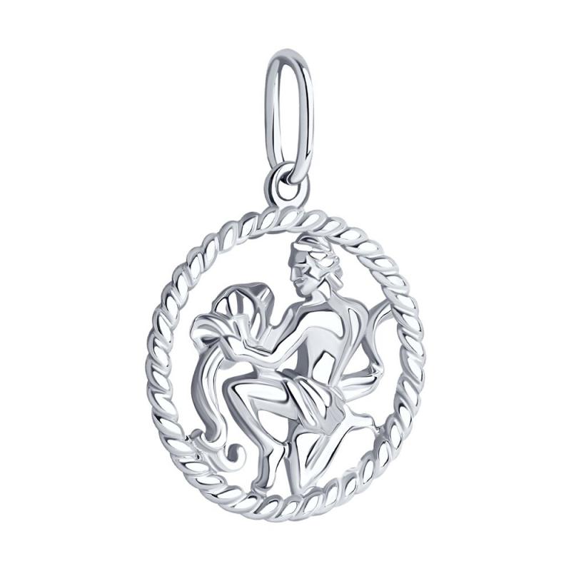 Подвеска из родированого серебра 925 пробы 94031863