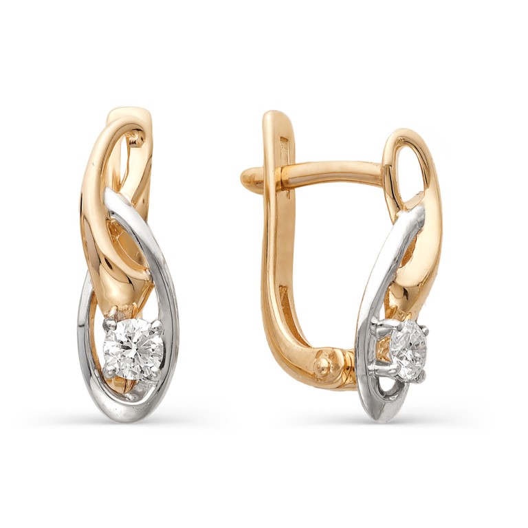 Серьги из золота 21374-100