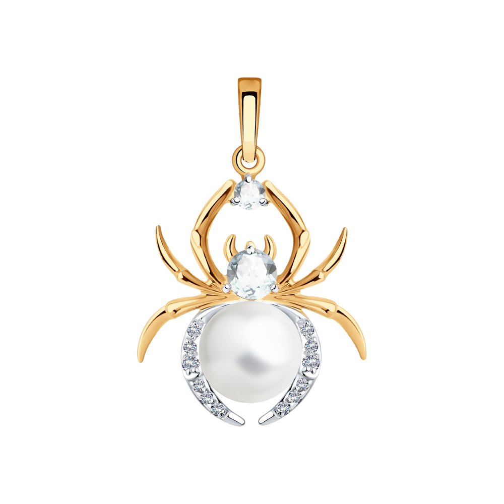 Подвеска из красного золота 585 пробы 793128