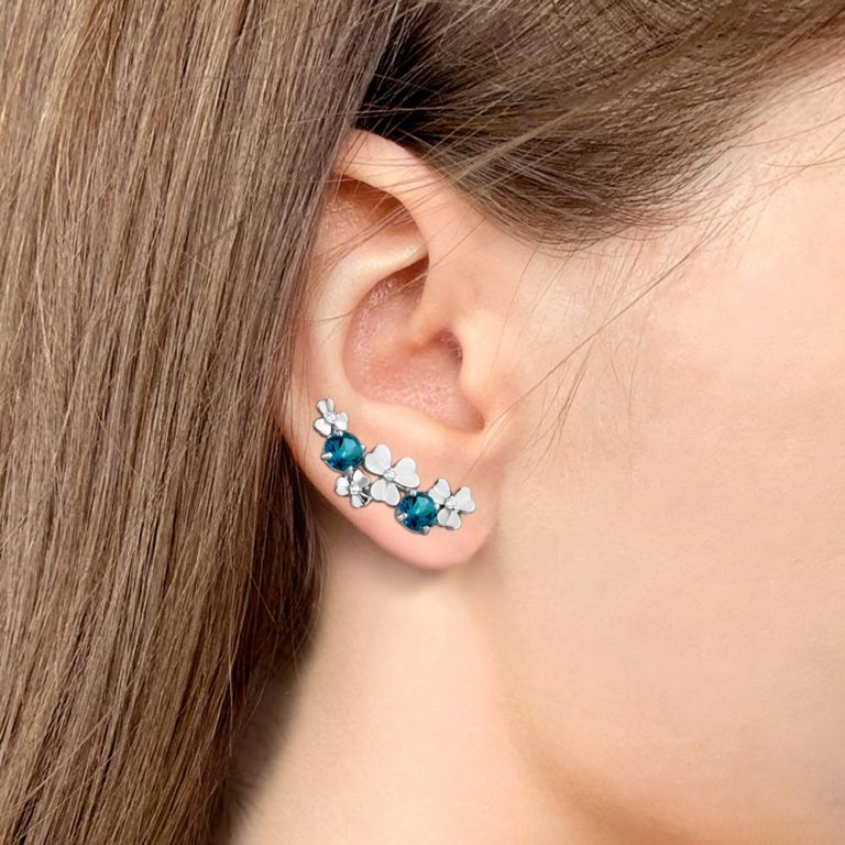Серьги из серебра 4767608А