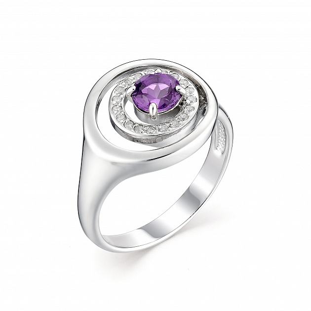 Кольцо из серебра 01-0767/00АМ-00
