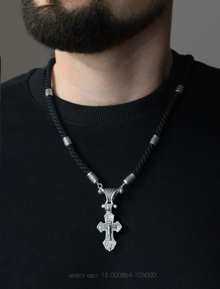 Крест из серебра 13-000864-105000