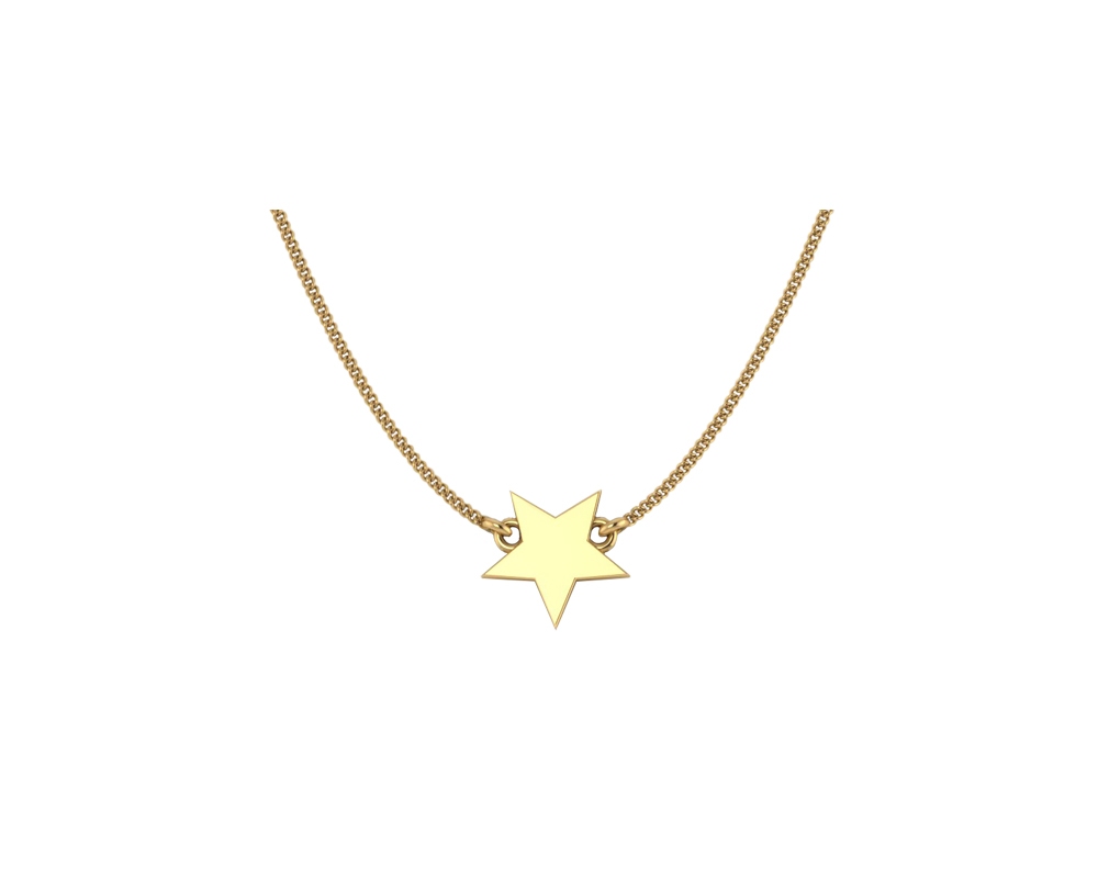 Колье из красного золота 585 пробы 0320211-00240