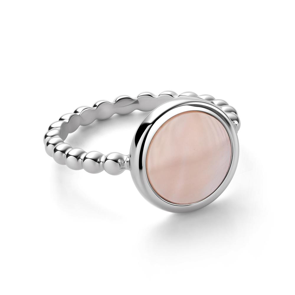 Кольцо из родированого серебра 925 пробы 01-4257/00ПР-00