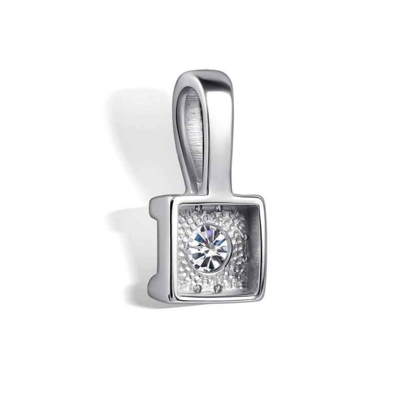 Подвеска из белого золота 585 пробы 36808-200 с бриллиантом