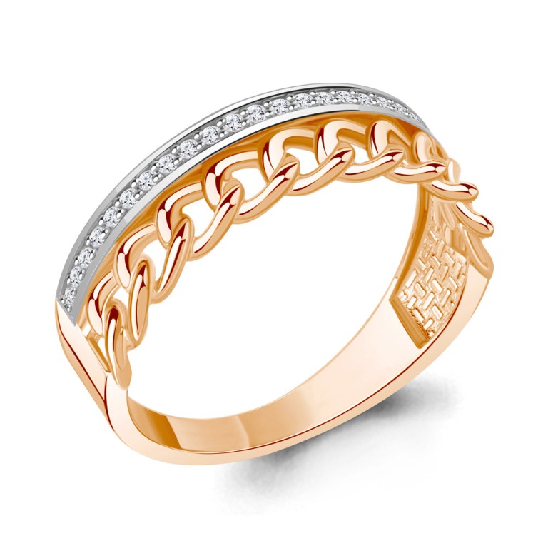 Кольцо из красного золота 585 пробы 67949А