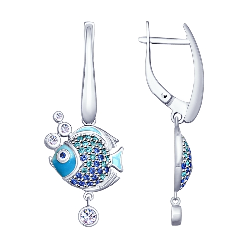 Серьги из серебра 94022810