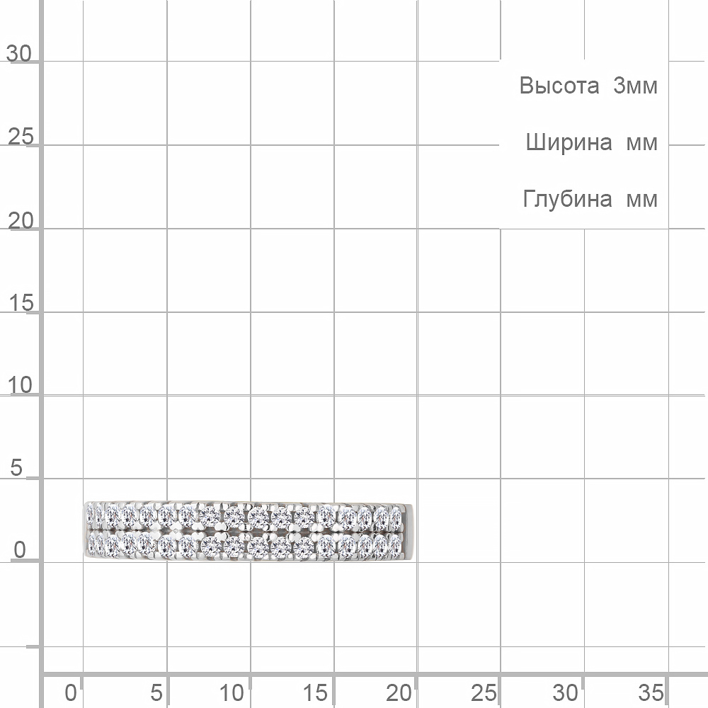Кольцо из серебра 67206А