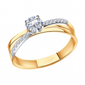 Кольцо из золота кл3706-01