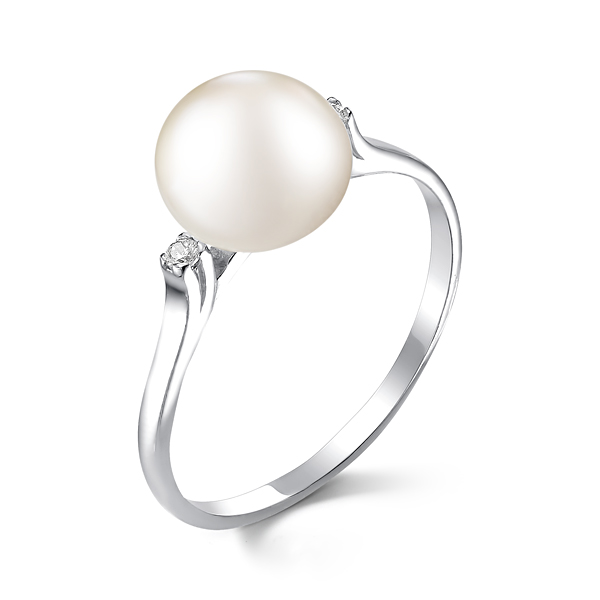 Кольцо из родированого серебра 925 пробы 51020S1