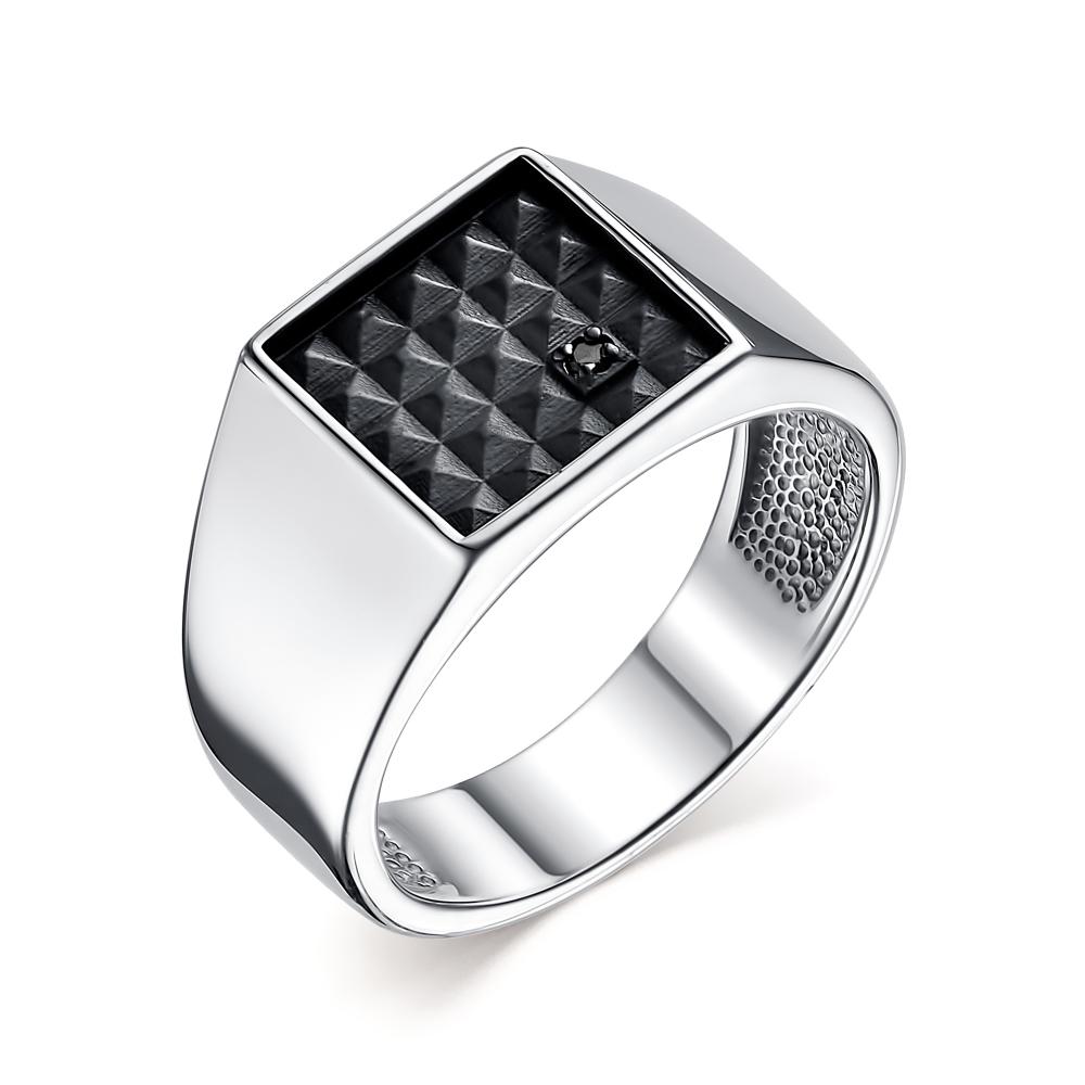 Кольцо из серебра 01-2703/00ЧБ-17