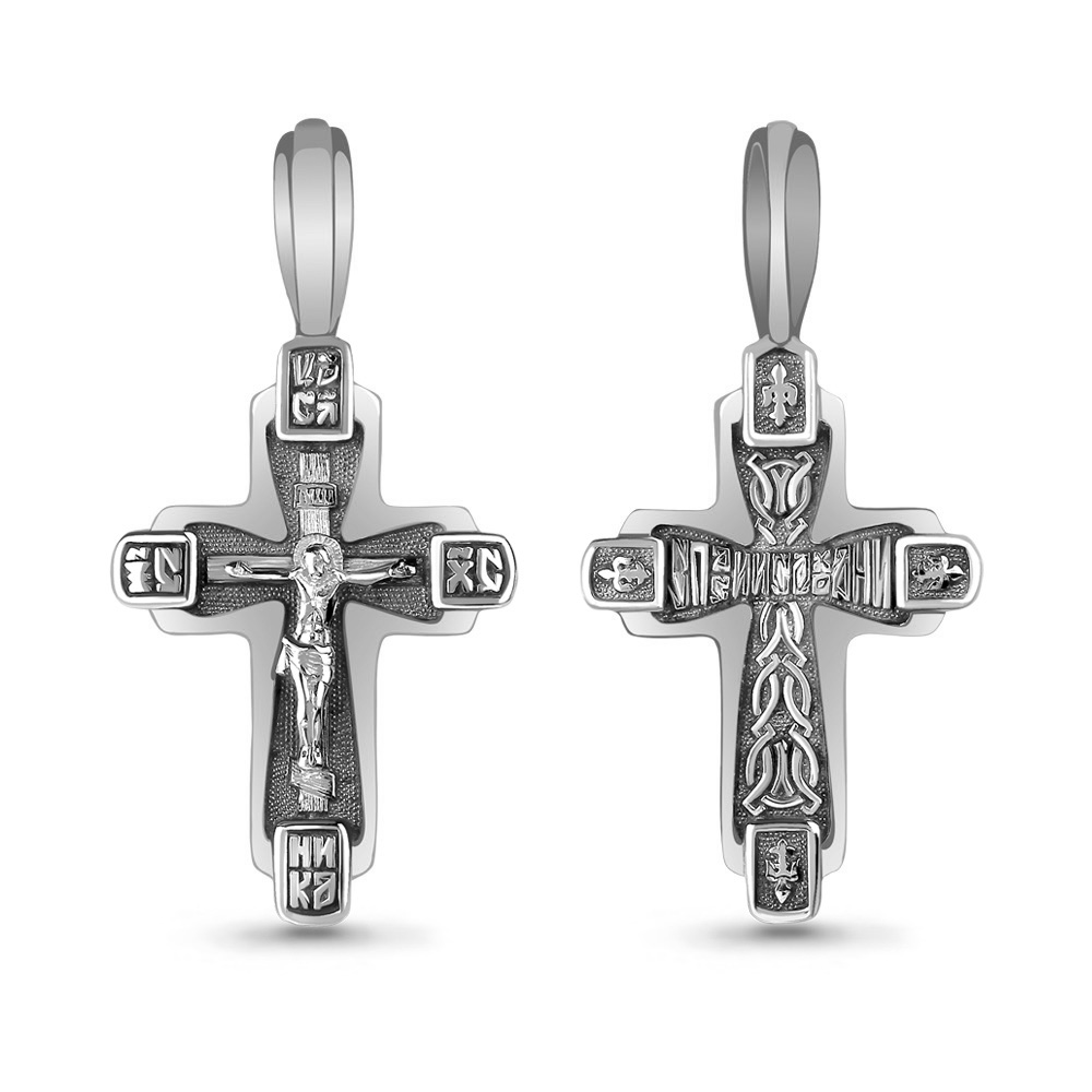 Крест из серебра 14663