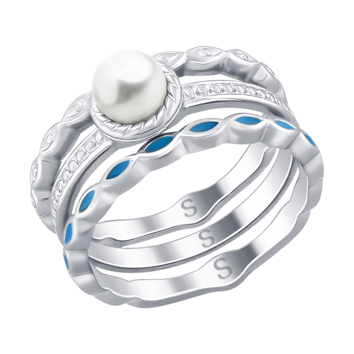 Кольцо из серебра 94012525