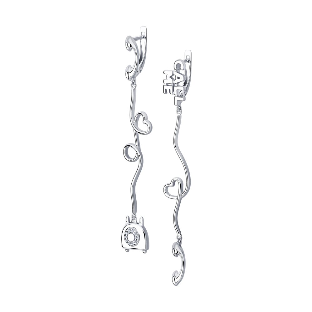 Серьги из серебра 94024064
