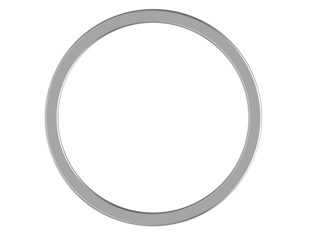 Кольцо из родированого серебра 925 пробы 0101605-00875