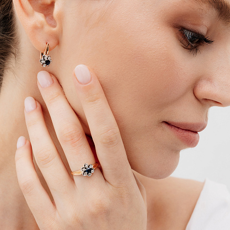 Серьги из золота 21050-102