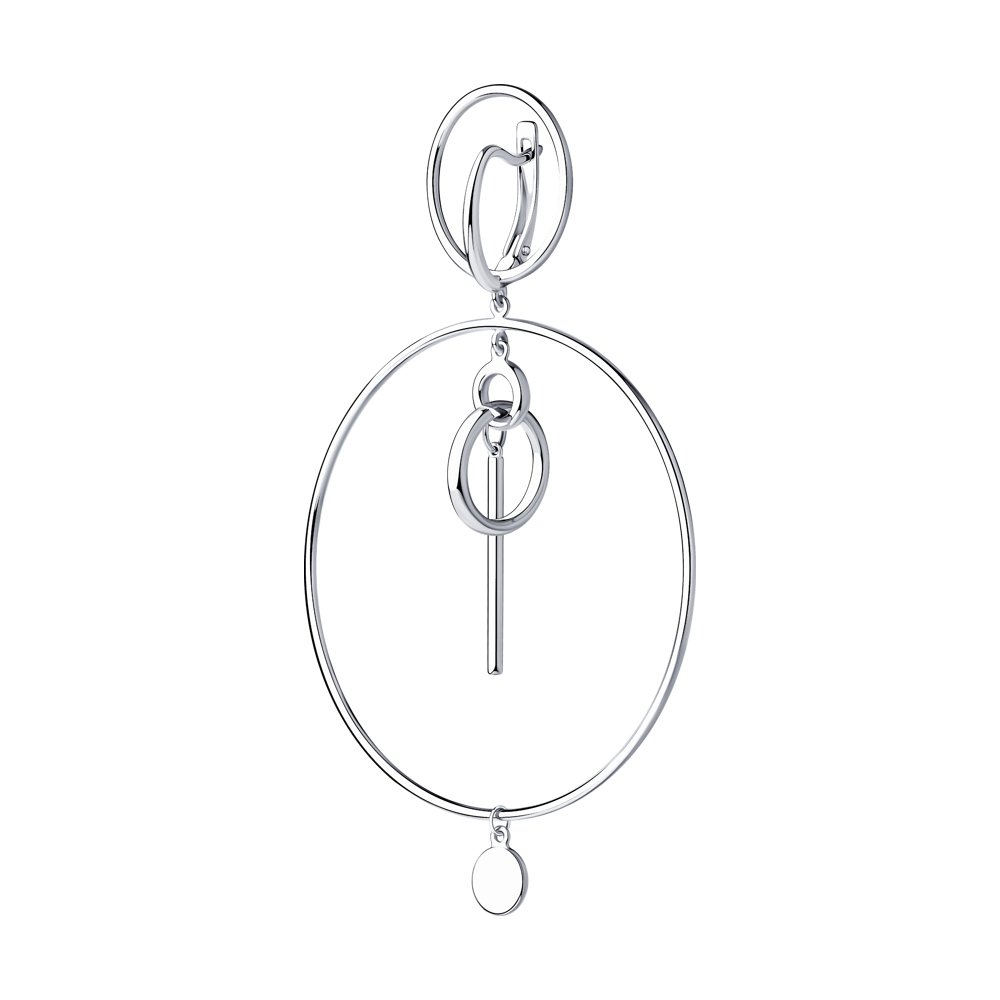 Серьга из серебра 94170084