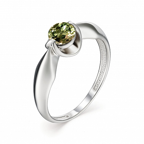 Кольцо из родированого серебра 925 пробы 01-0810/00СТ-00