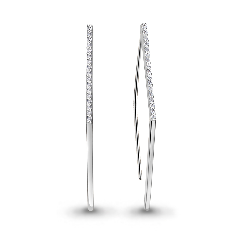 Серьги из серебра 49077А