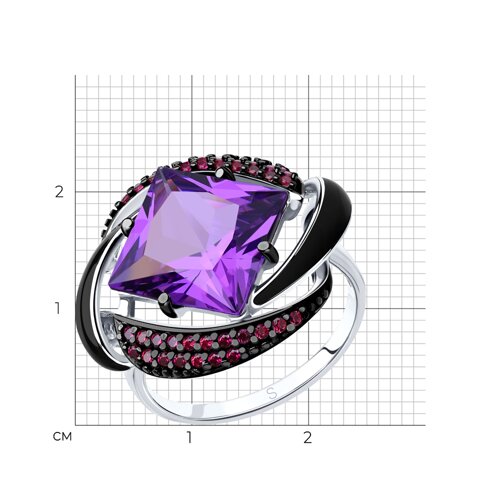 Кольцо из серебра 92011301