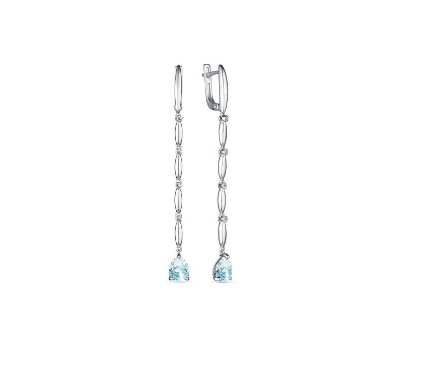 Серьги из серебра 02-2170/00ТБ-00