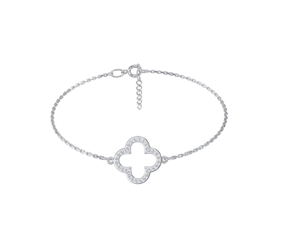 Браслет из родированного серебра 925 пробы 0720711-00775
