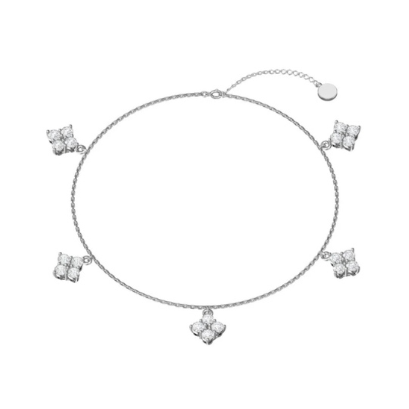 Браслет из родированого серебра 925 пробы 0720642-00775