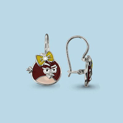 Серьги из серебра 45100А