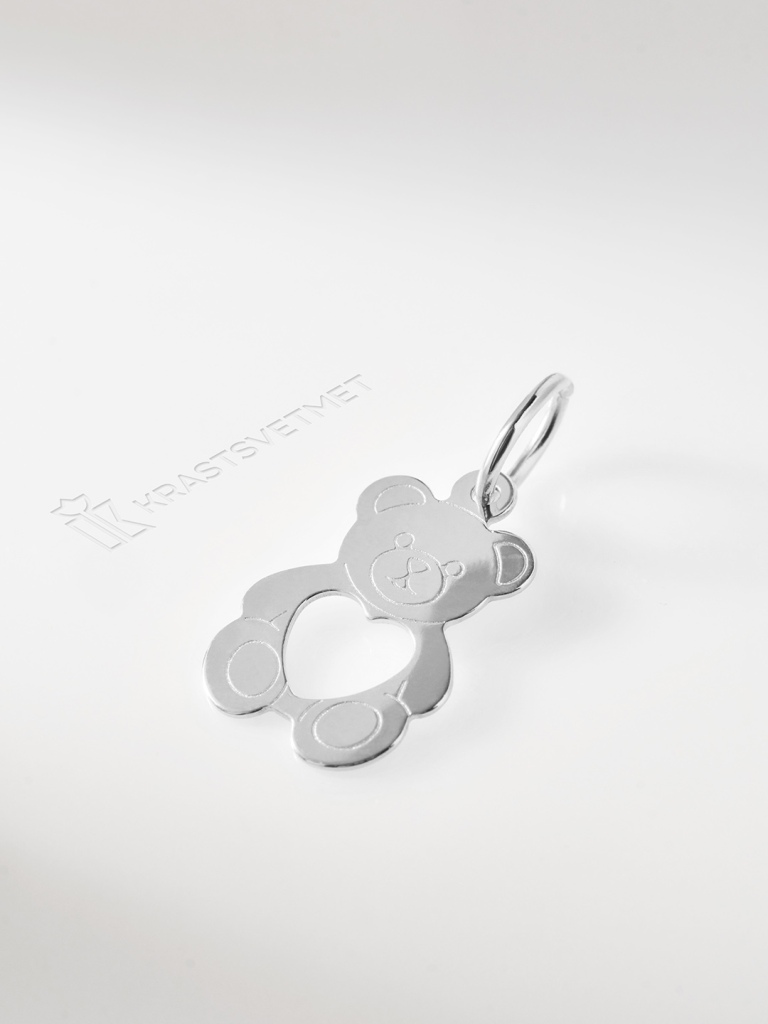 Подвеска из родированного серебра 925 пробы НП22-1482-3