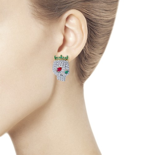 Серьги из серебра 94024024