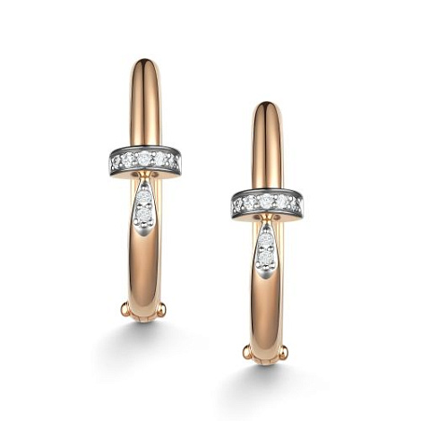 Серьги из золота 25985-100