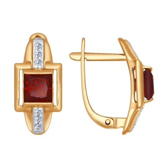 Серьги из золота 724621