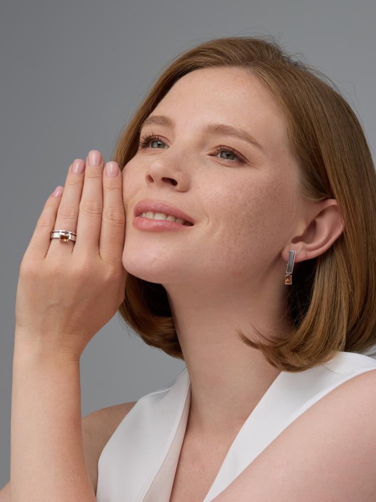 Серьги из серебра 02-4436/00СТ-00