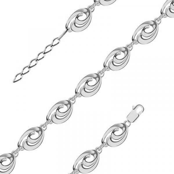 Браслет из золота 585 пробы 74159А  Белый