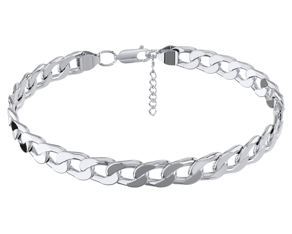 Браслет из родированого серебра 925 пробы 0710723-00245