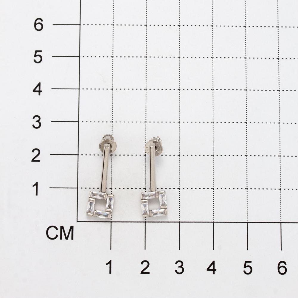 Пусеты из серебра 02-2970/00КЦ-00