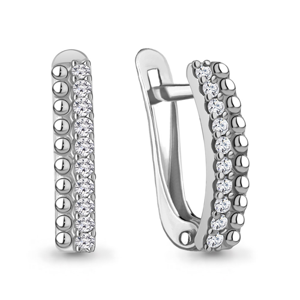 Серьги из серебра 49941А