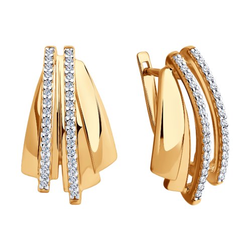 Серьги из серебра 93-120-00425-1