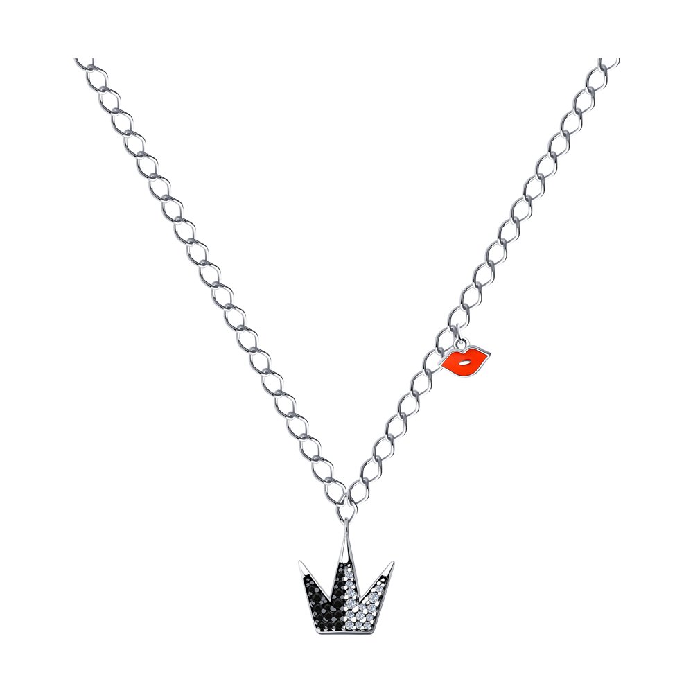 Колье из серебра 94070502