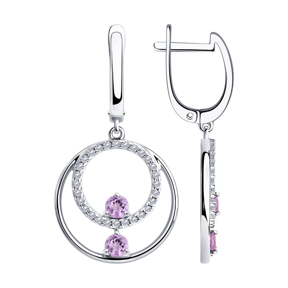 Серьги из серебра 92022261