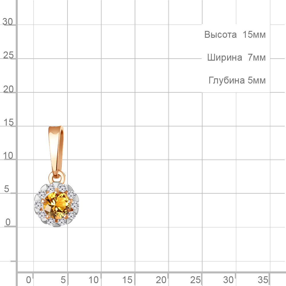 Подвеска из золота 2503106А