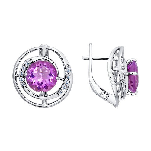 Серьги из серебра 92020513