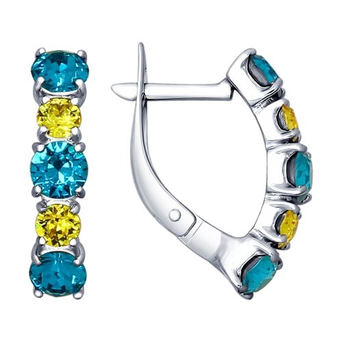 Серьги из серебра 94022536