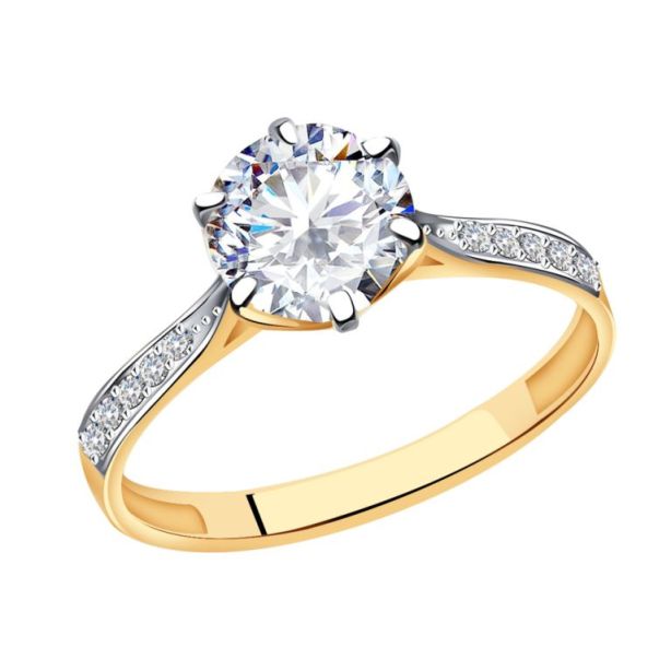 Кольцо из белого золота 585 пробы к846-62