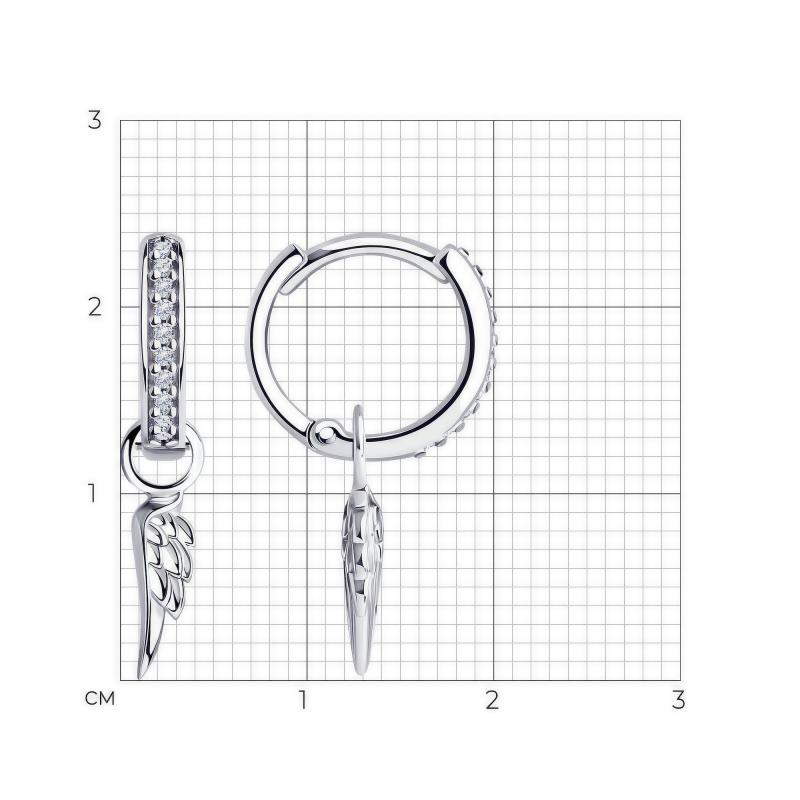 Серьги из серебра 94024423