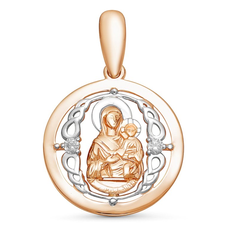 Икона Божьей Матери Казанская из золота 585 пробы 032383