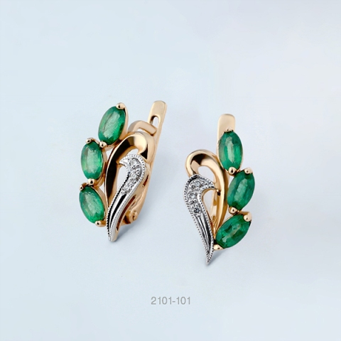 Серьги из золота 2101-101