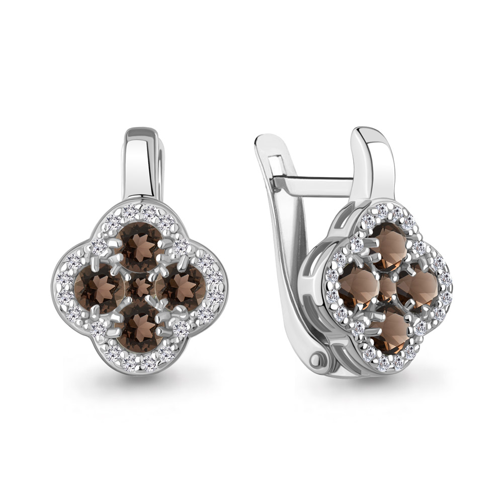 Серьги из серебра 45029301А