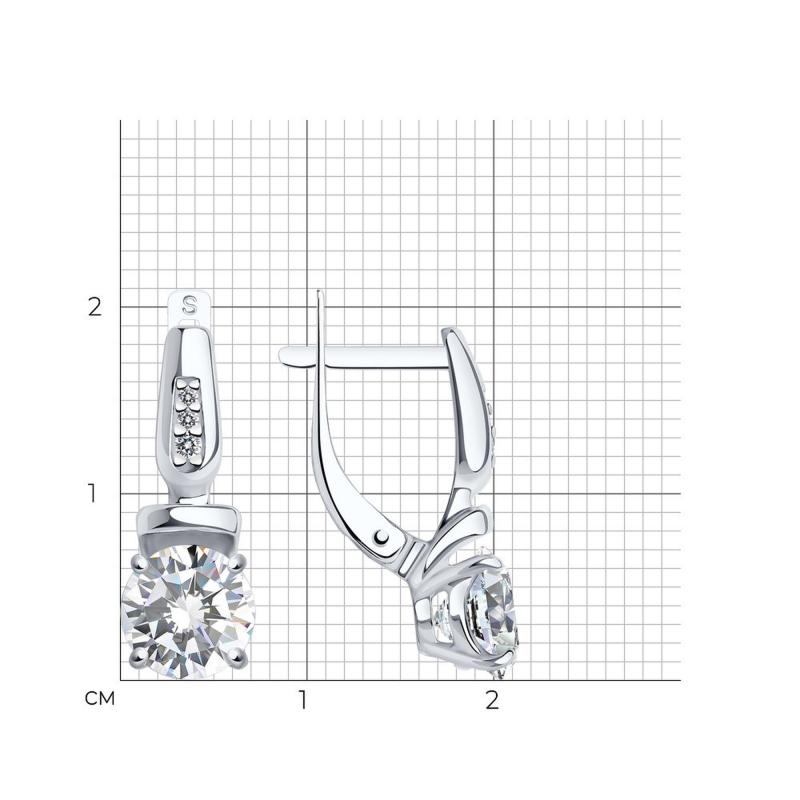 Серьги из серебра 94022946